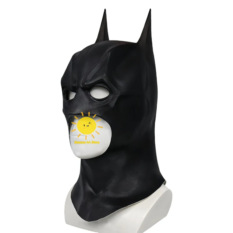 BEAST KINGDOM Bruce Wayne Film Cosplay Maske Batman Halloween Karneval Fledermaus Kopfbedeckung Requisiten für Erwachsene Hochwertige Latexmaske Geschenke