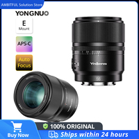 YONGNUO YN56mm F1.4S DA DSM WL APS-C Pro Auto Focus Lens with Remote for Sony E Mount Mirrorless Cameras A6700 A3500 ZV-E10 FX30
