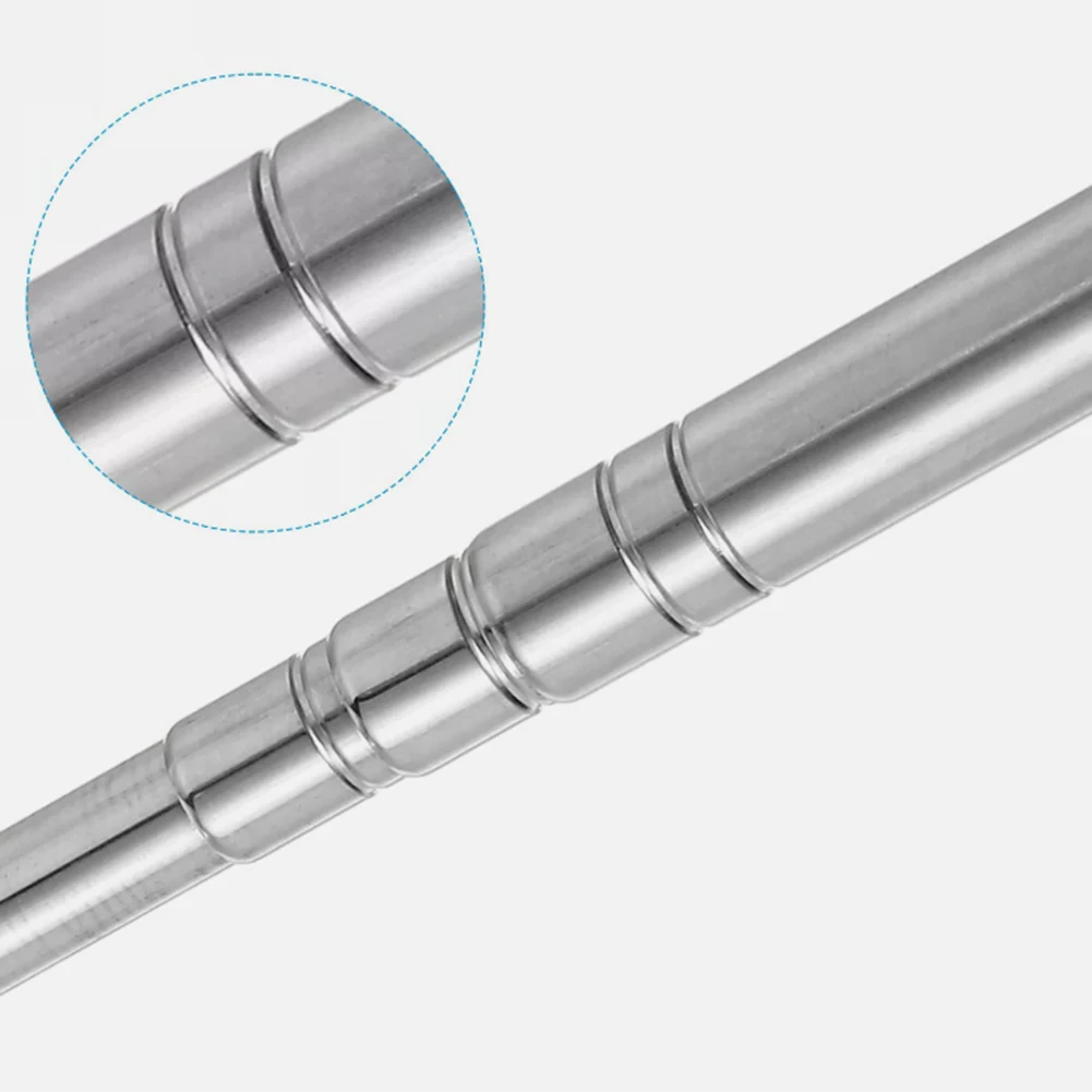 Stainless Steel Portable Flagpole with Extendable Length up to 2 5 Meters for Travel For tours and Educational Purposes