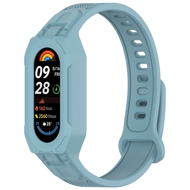 Silicone Straps strong Band Straps Comfortable Wear for Intelligent Band 9 & 8