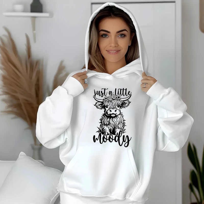 

Moody Cow Hoodie, Highland Cow Hoodie, Funny Cow Hoodie, Sarcastic Jumper, Farm Animals Top, Cow Hoodie, Animal Lover Gift