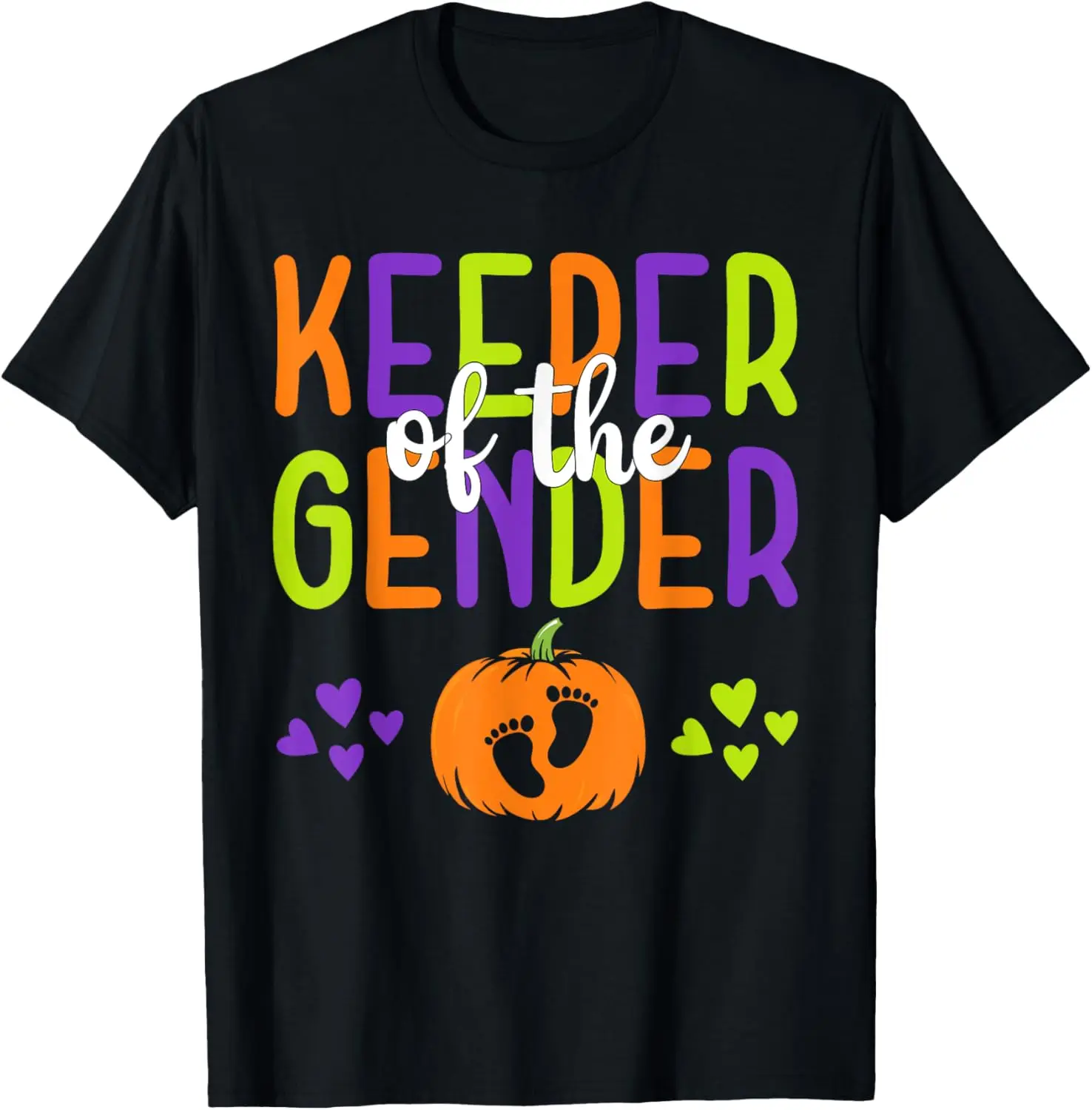 Keeper Of The Gender Reveal Halloween Pregnancy Announcement T-Shirt