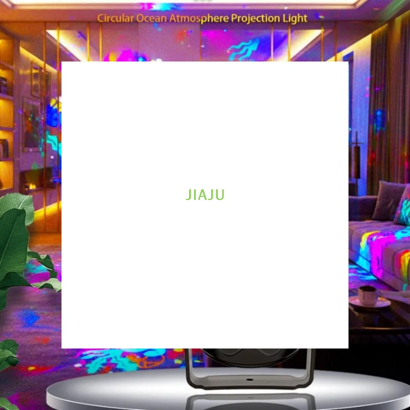 ~Ocean Pattern Projector Lights USB LED Rotating Stage Atmosphere Lamp Garden Lighting Party Holiday Decor