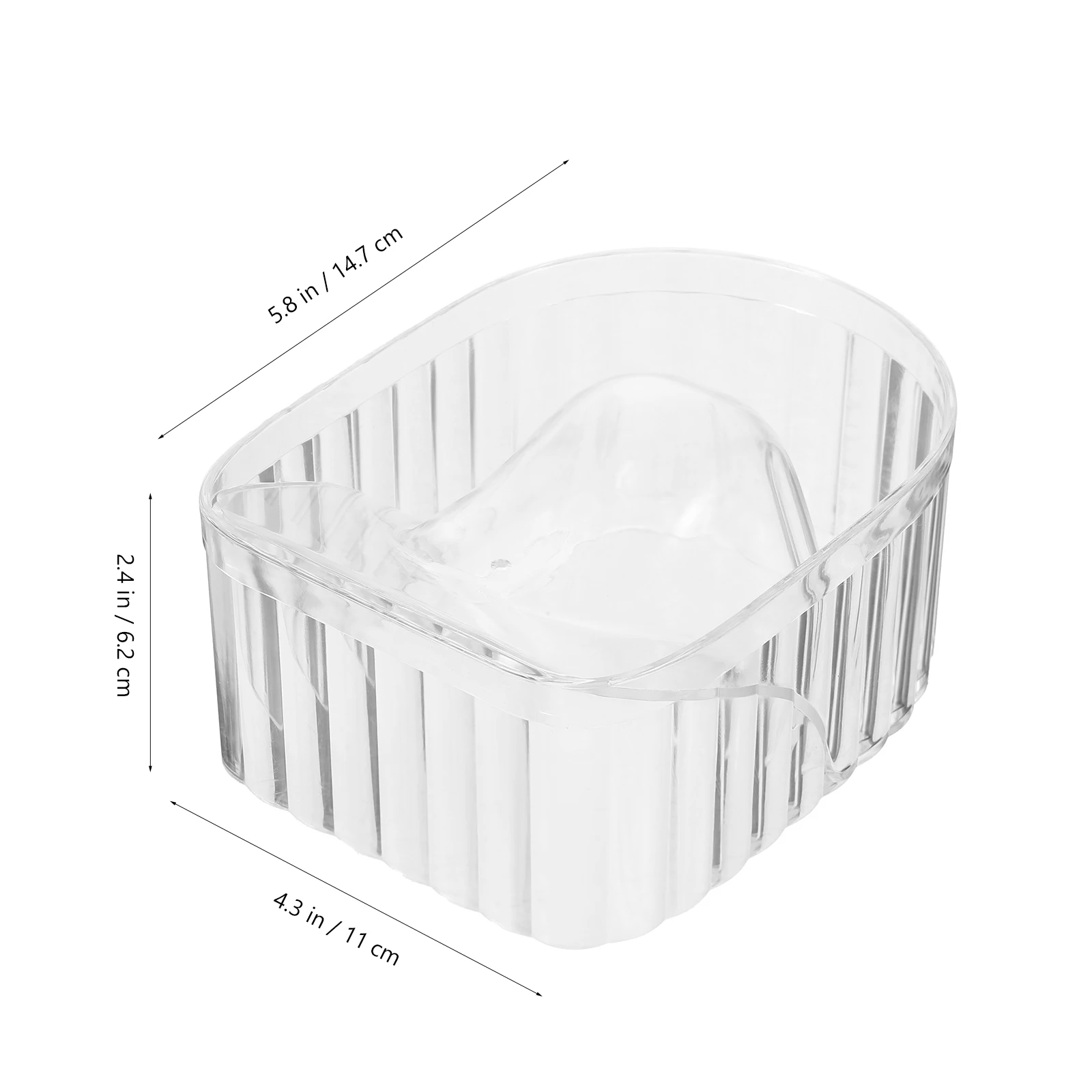 Acryl Hand Schüssel Maniküre Spa Gel Nagellack Entferner Nagel Einweichen Schüssel Schalen Salon Heimgebrauch Nail art Schalen Liefert