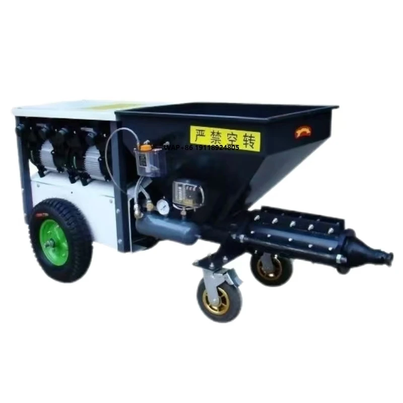 

Electric Cement Mortar Spraying Machine 15-18hp with System Models 311/511/711 for Wall Plastering/putty/sandblasting