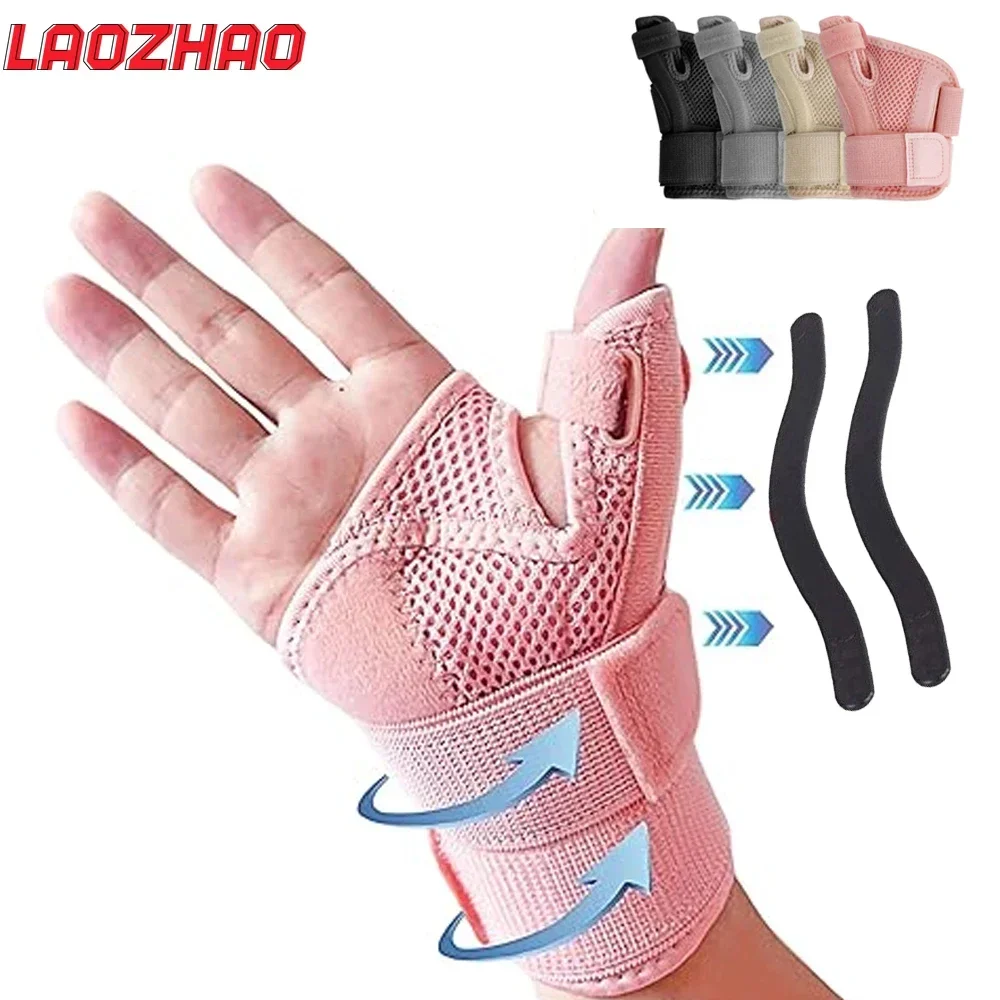 1Pcs Thumb Brace Support for Arthritis- Thumb Splint Right Hand & Thumb Splint Left Hand,Fits Men Women,Carpal Tunnel Supporting