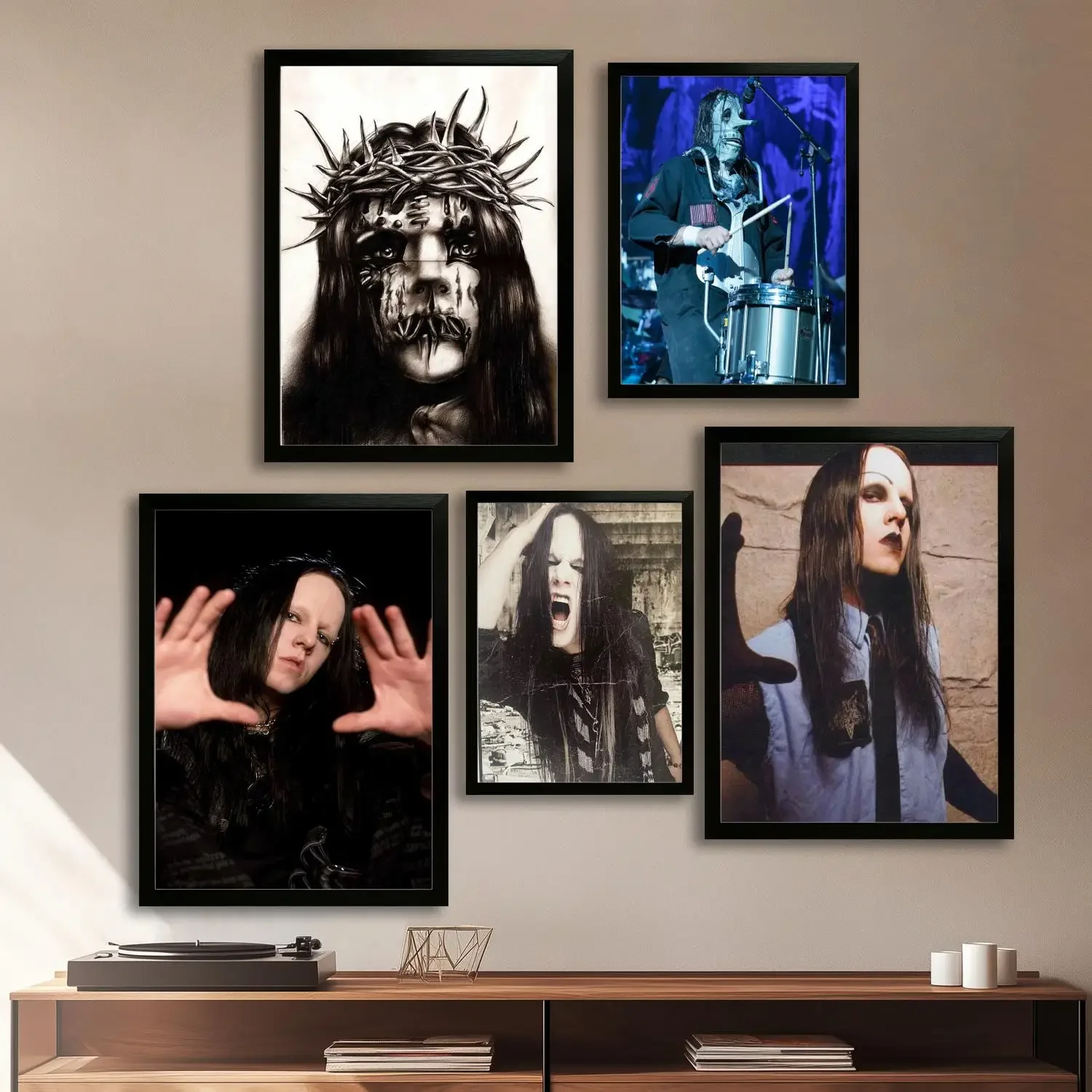 joey jordison Canvas Art Poster, Wall Art, Picture Print, Modern Family, Bedroom Decor, Posters,Decorative painting