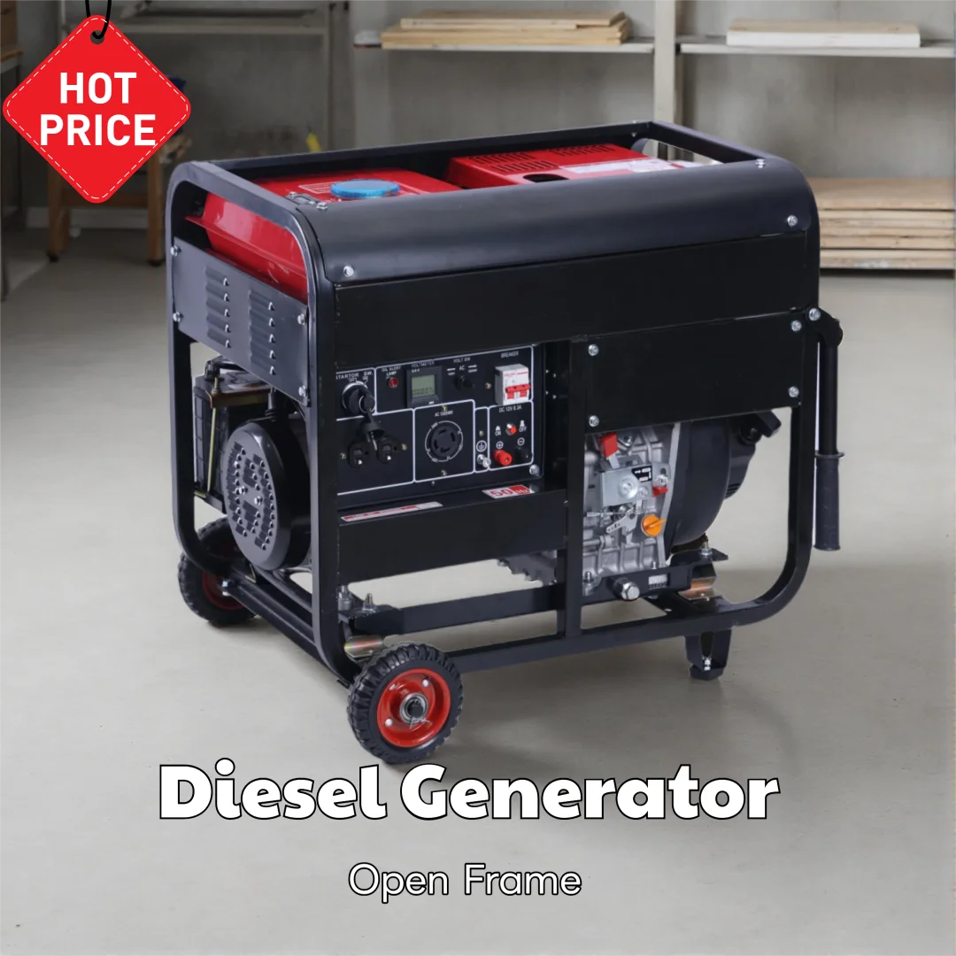 3KW/5KW/7KW/9KW diesel Generator 50HZ/60HZ 110/220V/380V generator Electric generators for home electricity CE Certified