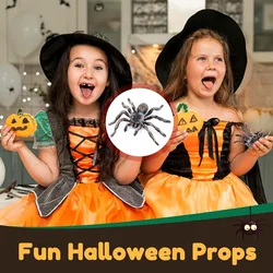 1Pc Realistic Spider Tricky Prank Joke Toys Halloween Props Decorative Festival Horror Artificial Spider Halloween Decoration