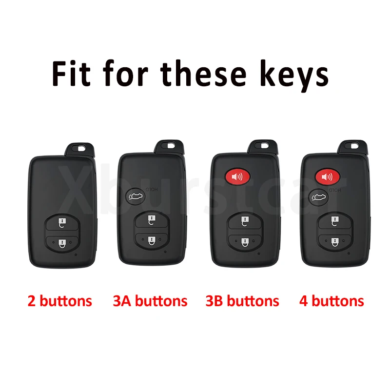 TPU Shell Fob Car Remote Key Case Cover Accessories For Toyota Camry Prius Land Cruiser Prado 150 Crown For Subaru Foreste XV