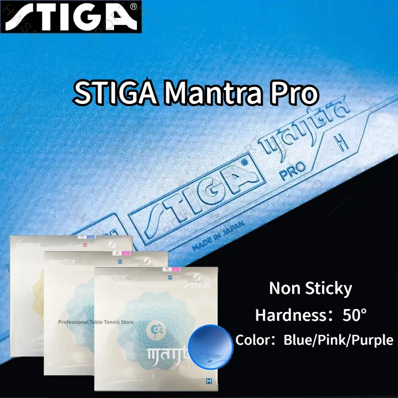 

Original STIGA Mantra Pro Colorful Table Tennis Rubber 50° High Hardness Rubber Non Sticky Ping Pong Rubber Sheet Mantra Pro