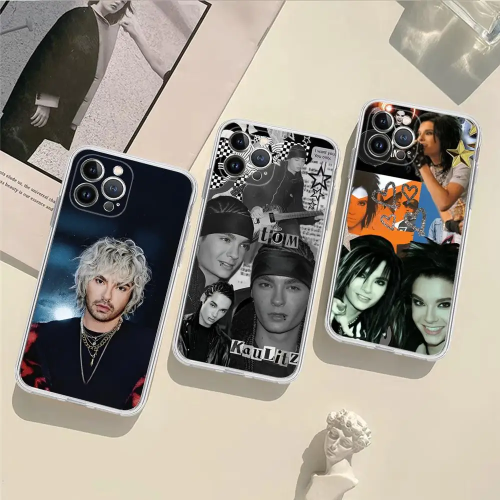 Bill Tom K-Kaulitz T-Tokio H-Hotel Phone Case Silicone Soft for iphone 15 14 13 12 11 Pro Mini XS MAX 8 7 6 Plus X XS XR Cover