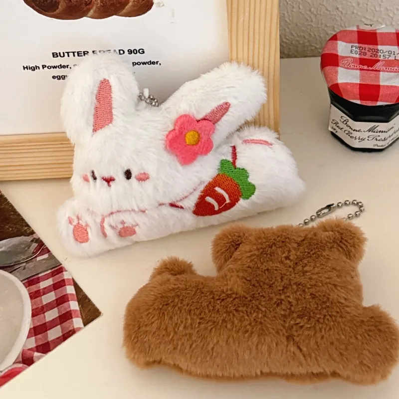 Kawaii peluche petit Animal poupée pendentif filles sac à dos décoratif porte-clés pendentif exquis polyvalent poupée mignon décor pendentif