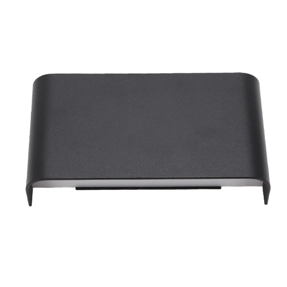 Modern 6W LED Wall Light Aluminum Black Shell Wall Sconce Up Down Design Rectangle Wall Light Staircase
