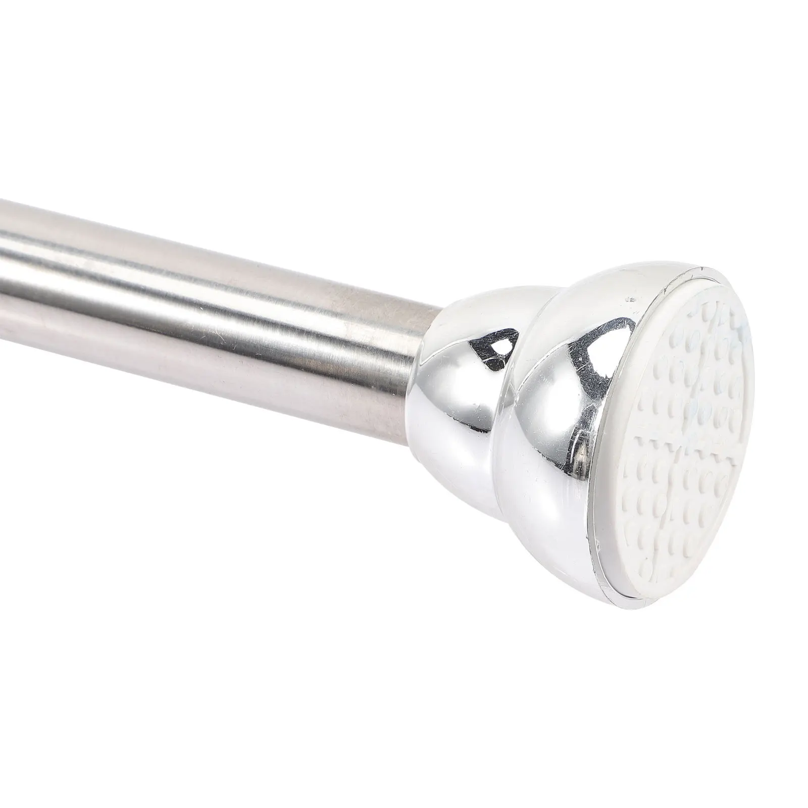 

Adjustable Shower Curtain Rod 30-45Cm Stainless Steel Spring Tension Pole for Bathroom Bedroom Kitchen Balcony Multipurpose