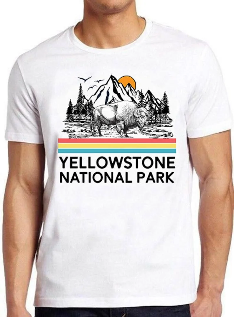 

Yellowstone National Park Sarcastic Saying Slogan Hilarious Novelty Saying Funny Meme Gift Tee Cult Movie T Shirt 690