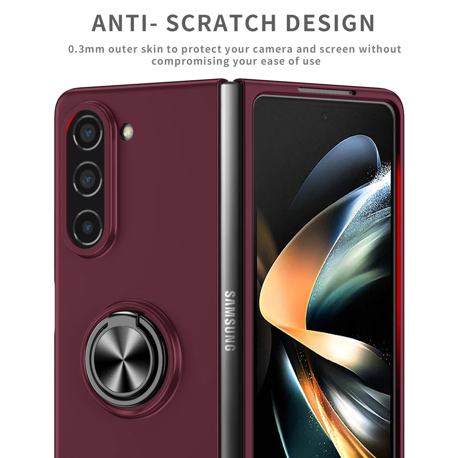 Protection Case for Samsung Galaxy Z Fold 8 7 6 5 4 3 fold7 fold8 Fold4 Fold5 Fold6 Fold3 Fold 2 5G Mobile Phone Cover Funda Bag