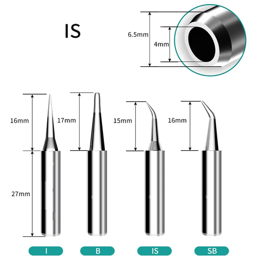 10pcs Soldering Iron Tips For 936/937/938/969/852/858/952 Soldering Station Precision And Confidence Soldering Iron Tip