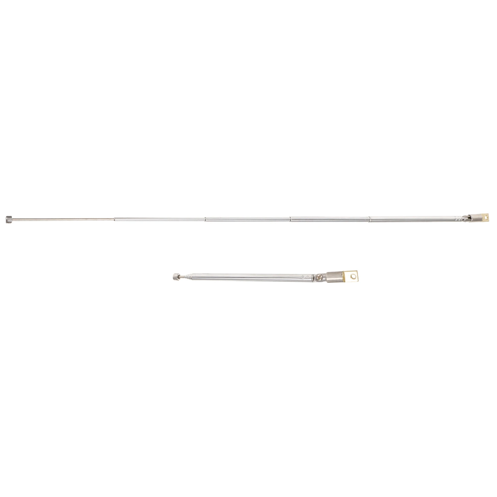 

2pcs Radio Antenna Replacement Universal Telescopic Signal Antenna For Door Magnetic Speakers Radios Roof Mount Rugged Exterior