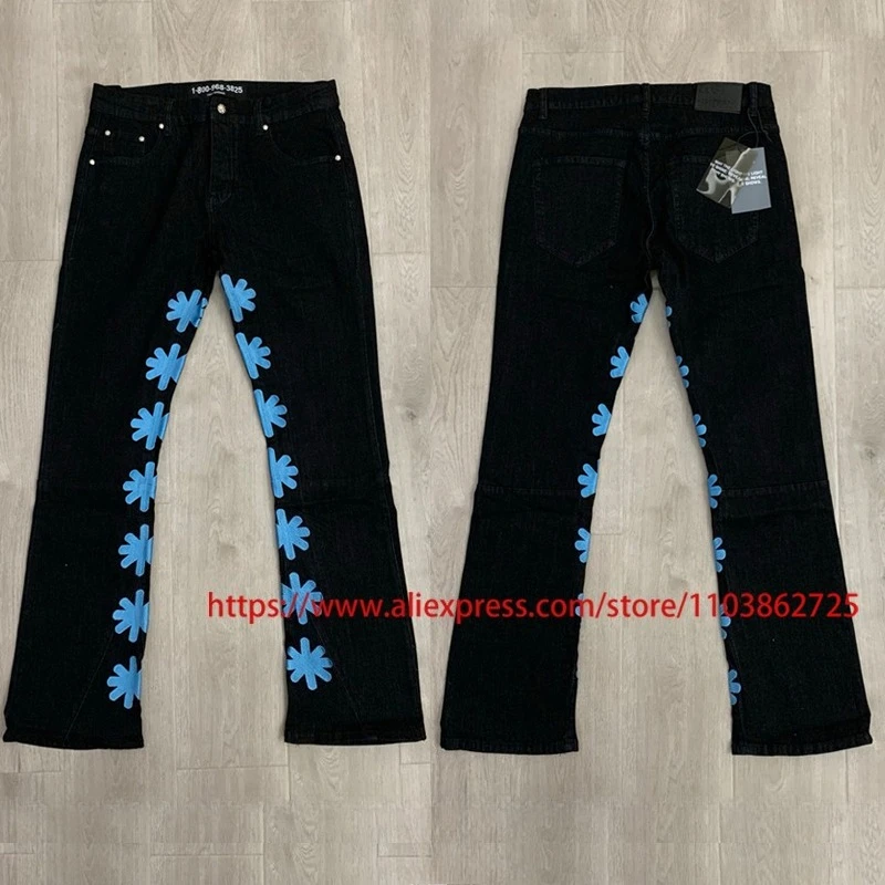 

Euro-american Trend LOSTSHDWS JEANS High Quality Logo Embroidery Print Simple Fashion Lost Shdws Denim Pants