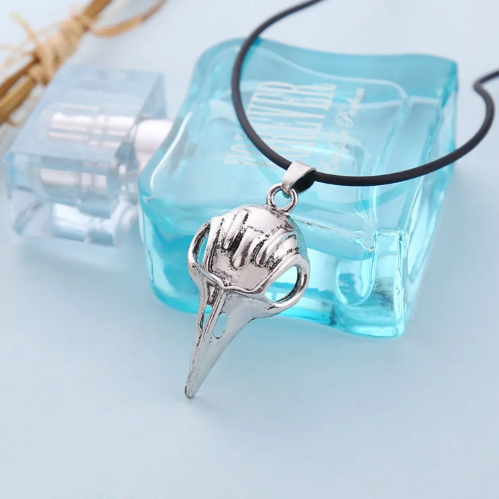 Vintage Bird Skull Pendant Ravenclaw Bellatrix Lestrange Cosplay Movie Jewelry Punk Men Necklace Gift