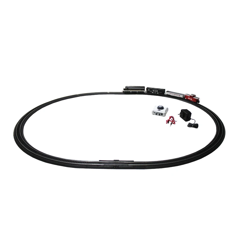 HO Scala 1/87 Giocattolo Treno Cavallo Puro-Sang Simulazione Locomotiva Diesel Set Piccolo Treno con Pista in Lega Leggera Ragazzo Giocattolo Regalo