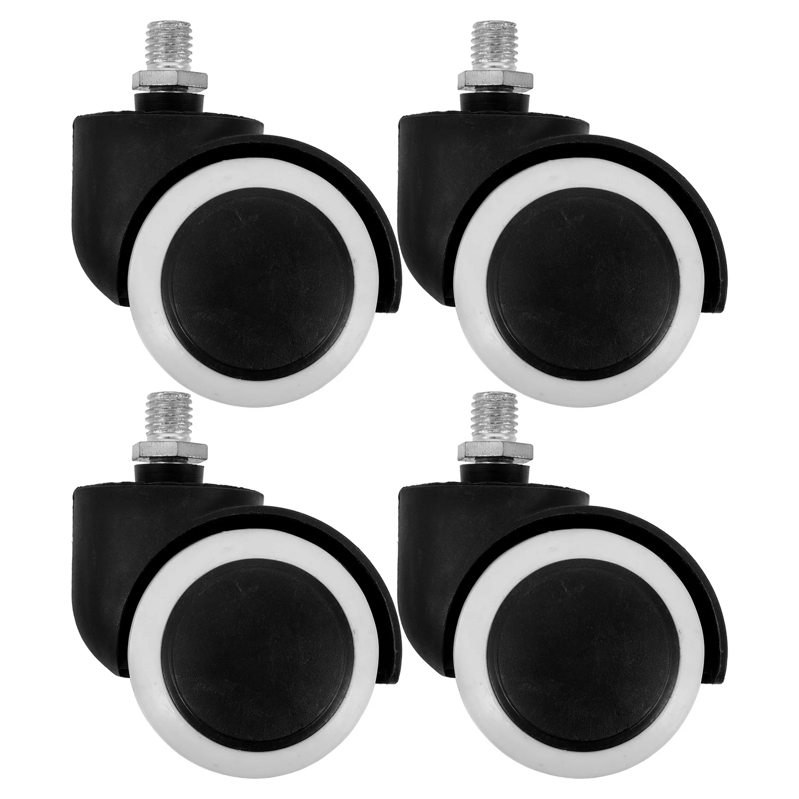 

4pcs Stand Wheels Replacement Rolling Base Swivel Wheel For Infusion Pumps Medical Use Plastic Metal Easy Installation