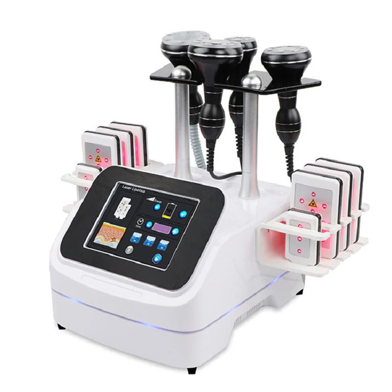 5 in 1 S Shape 40K Cavitation Body Slimming Machine Body Shaping Vacuum Multipolar RF Beauty Device for Face and Body