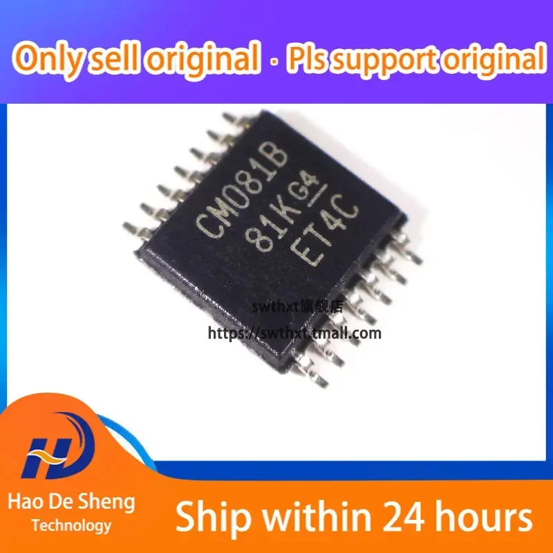 

10 шт./лот CD4081BPWR CD4081BPW Logo CM081B TSSOP-14 новый оригинальный на складе