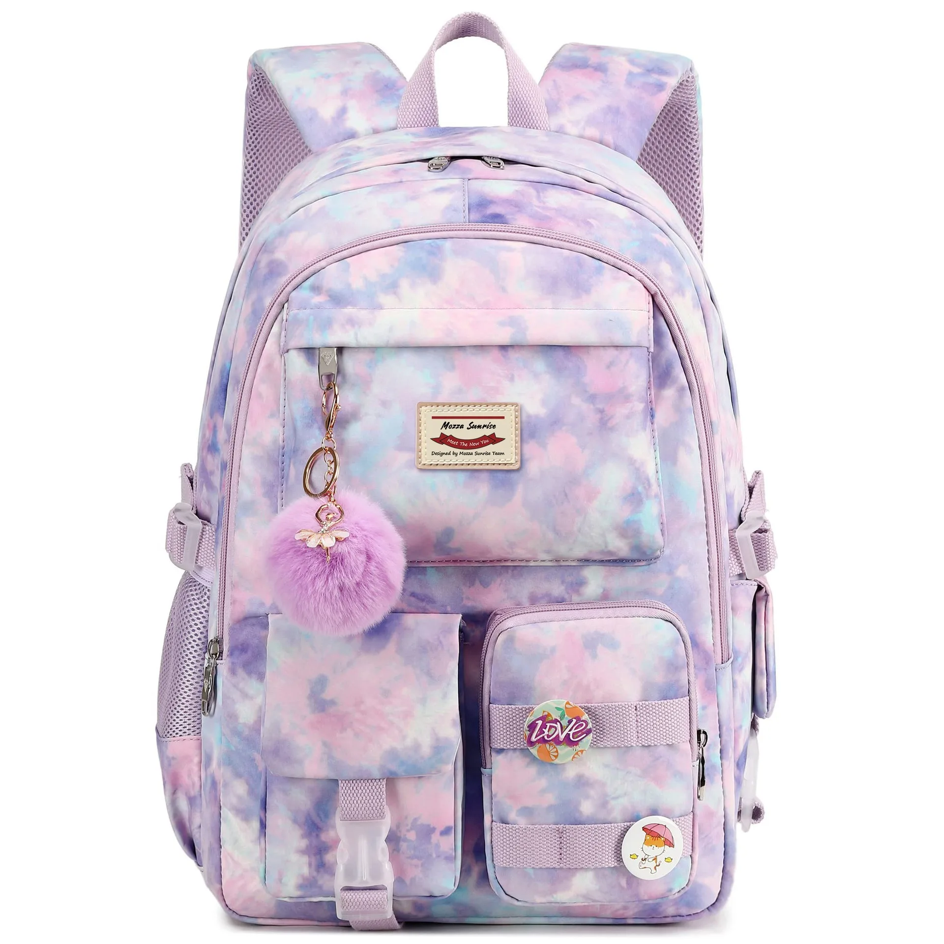 

School Backpacks for Teen Girls 15.6 Inch Laptop Backpacks College Cute Bookbag Anti Theft Women Casual Daypack 5 colors