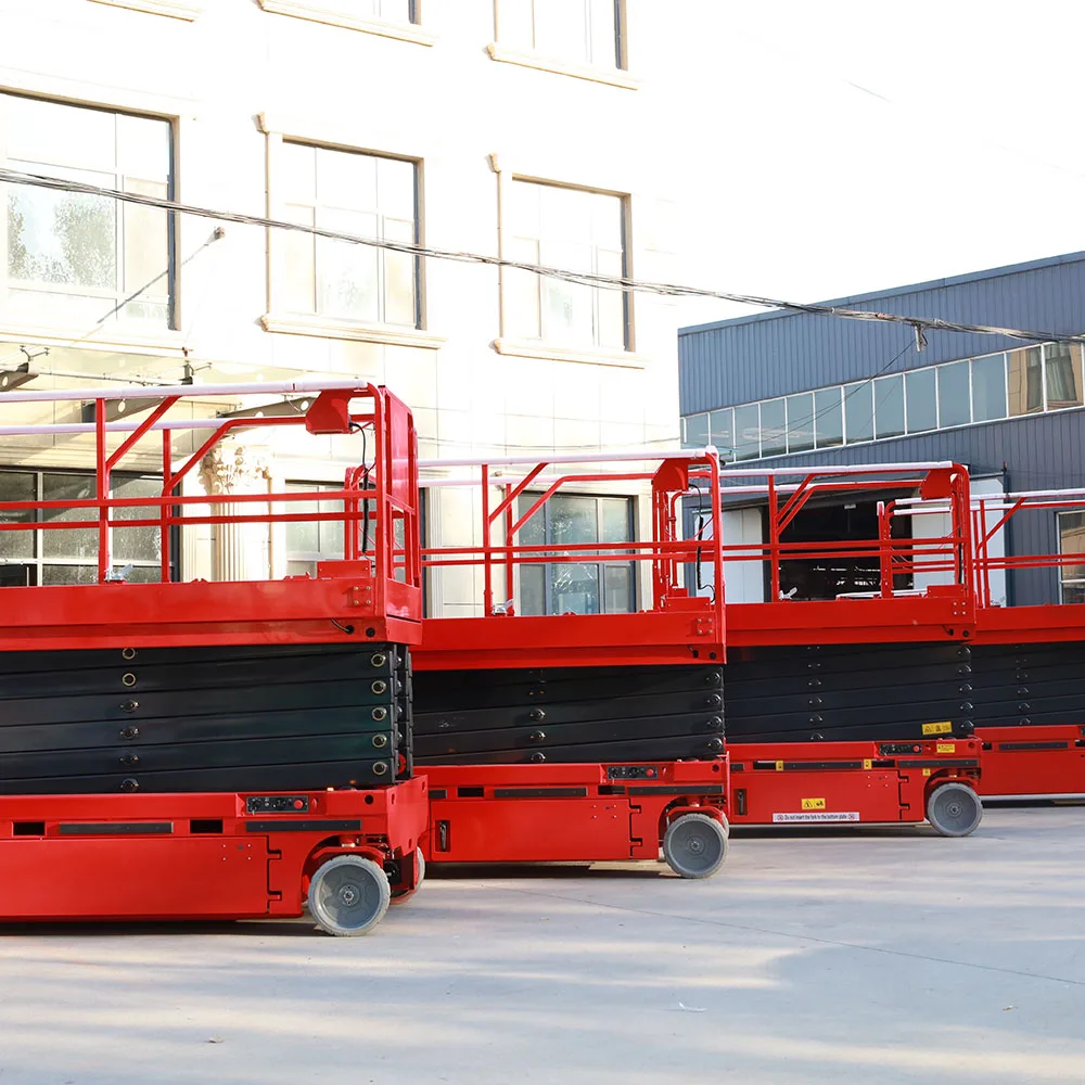 Portable Scissor Lift 6m 8m 10m 12m Scissor Lift Elevator Movable Hydraulic Lifting Platform