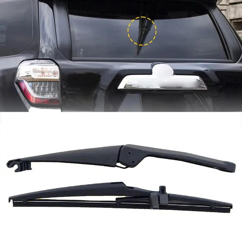 

8524135060 2pcs/set Black Rear Back Window Windshield Wiper Blade Arm 8524235050 Fit for Toyota 4runner 2010 2011 2012 2013-2022