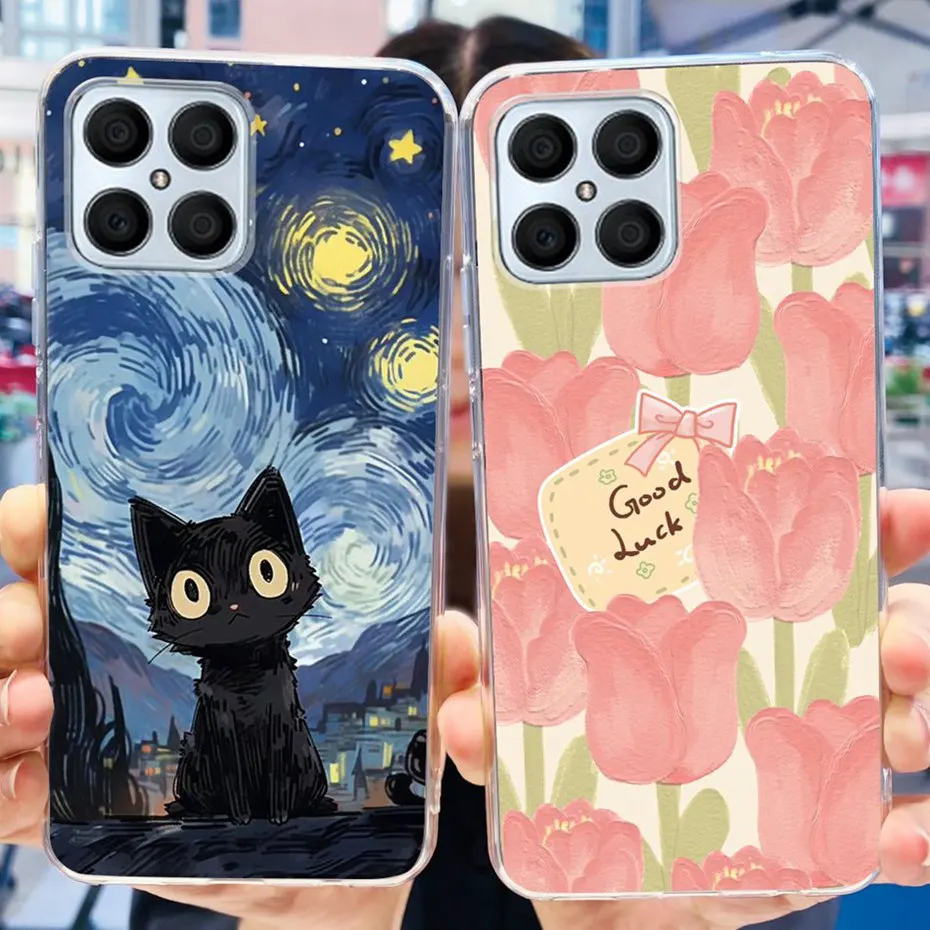 Lovely Printing Case For Honor X8 TFY-LX1 TFY-LX2 TFY-LX3 Soft Silicone TPU Back Cover For HonorX8 X 8 4G Phone Cases