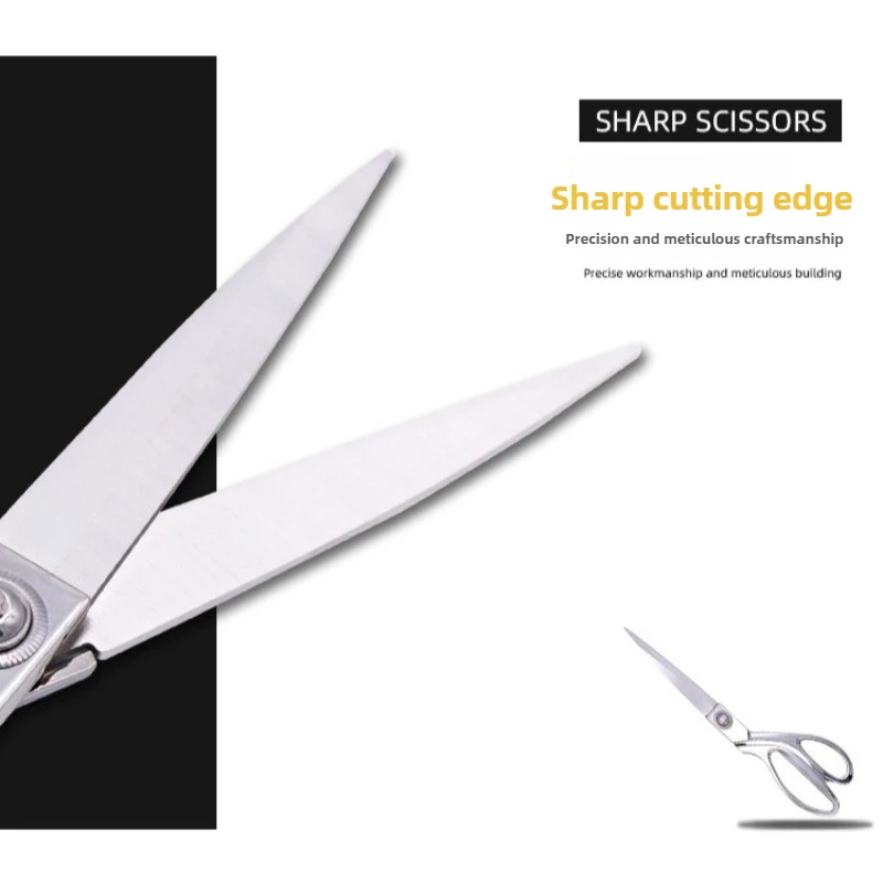 مقص متعدد الأغراض، 26.5/24/20 سم، مقص شفرة حاد للغاية، مقص حاد قوي وقبضة مريحة لنسيج الخياطة المنزلية #5