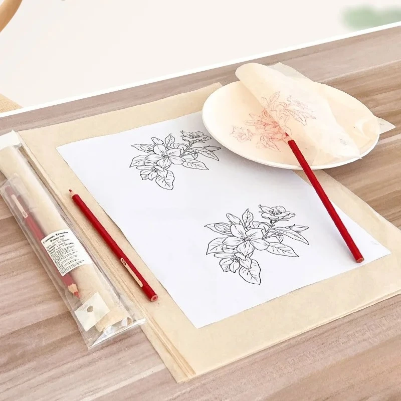 Pottery Art Transfer Paper Set Handmade DIY Ceramic Handicrafts Carving Pattern Texture Transfer Printing Auxiliary Tools Set view 2