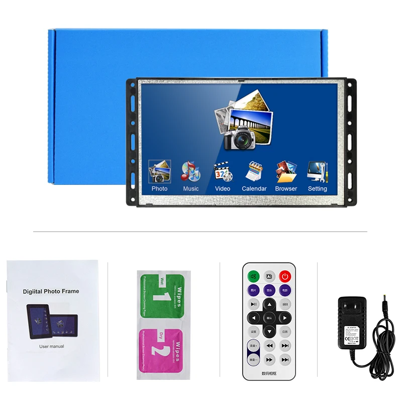 7inch Frameless LCD Screen For POP/POS Display Cardboard Display On Retail Store/Shelf /Mall With USB SD To Play Video In Loop