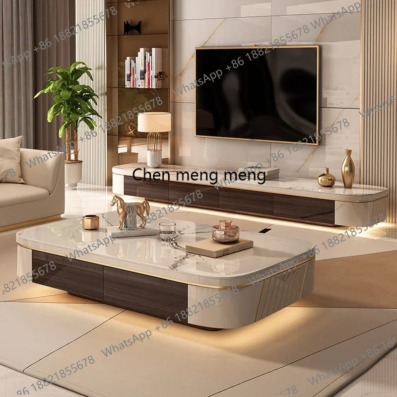 Luxury Living Room Tv Cabinet Drawers Design Storage Universal Home Tv Stands Modern Floor Mueble Para Televisor Furniture