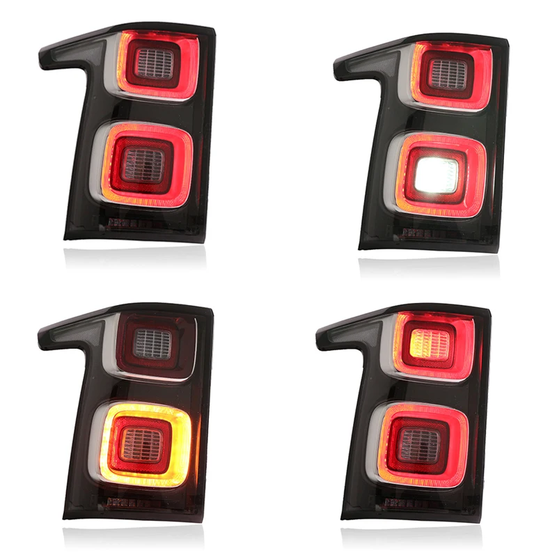 1 Pair LED Tail Light Tail Lamp For Land Rover Range Rover Vogue 2014-2017 Year Model Change To 2018 Year Taillight Assembly