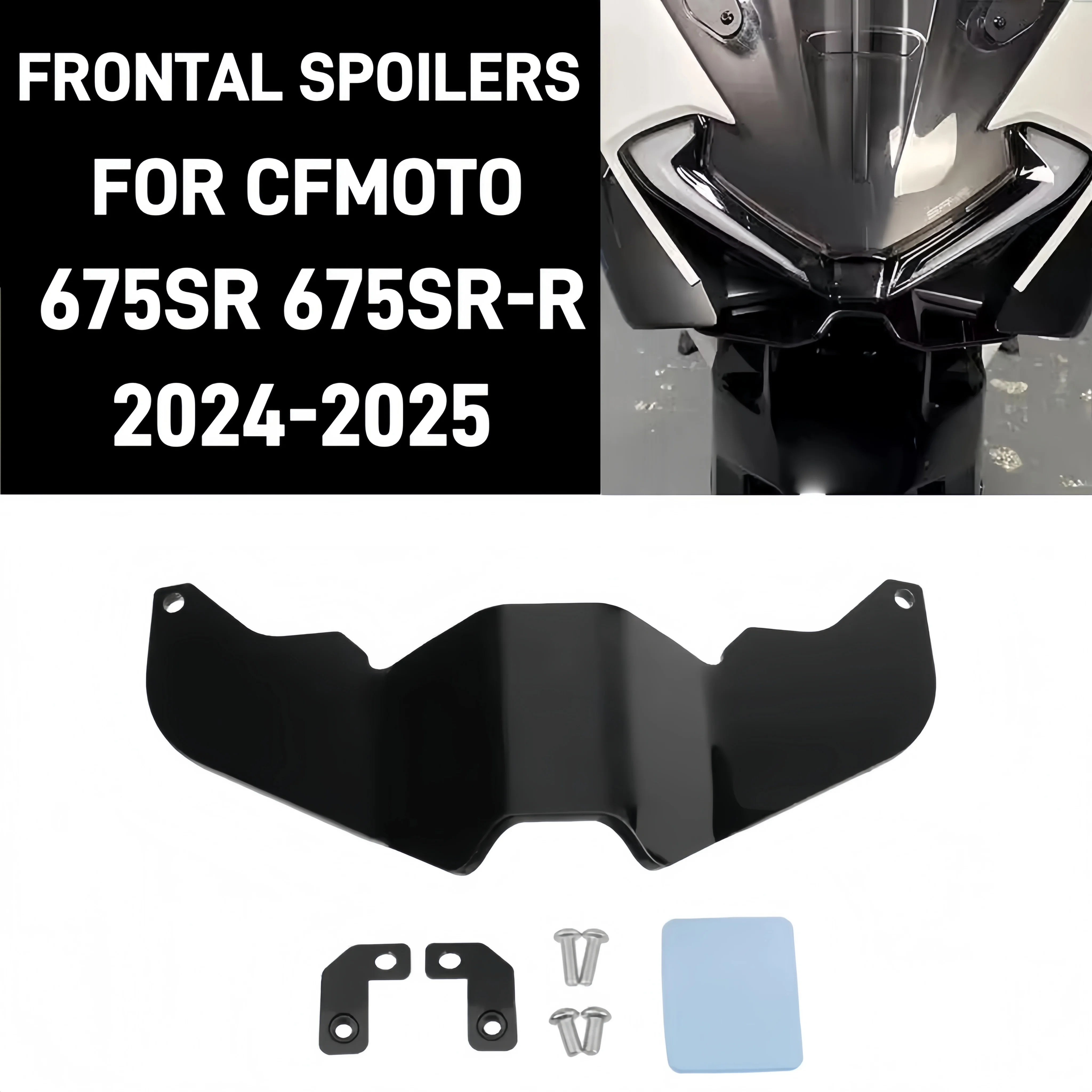

Suitable for the modification of Chunfeng motorcycle 675SR-R 675 SR 2024 2025 motorcycle. Front beak and nose cover fairing wing