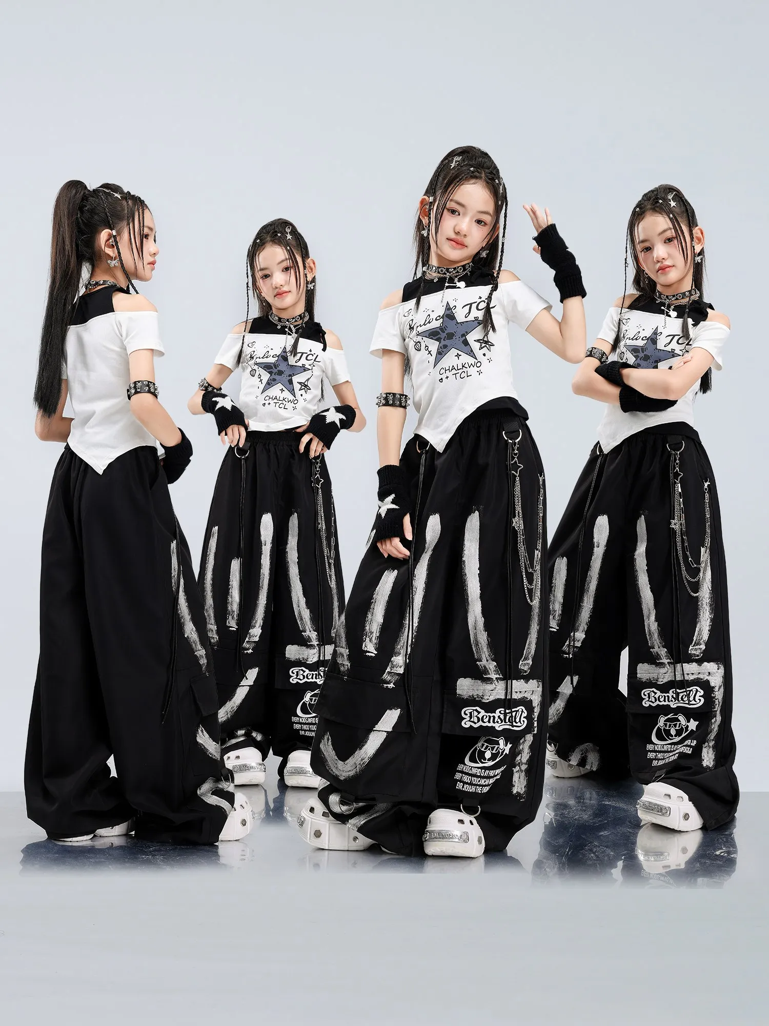 ropa-de-verano-para-chicas-estilo-hip-hop-blusas-blancas-pantalones-holgados-mangas-cortas-ropa-de-practica-de-jazz-traje-de-actuacion-kpop-y2k-bl19713