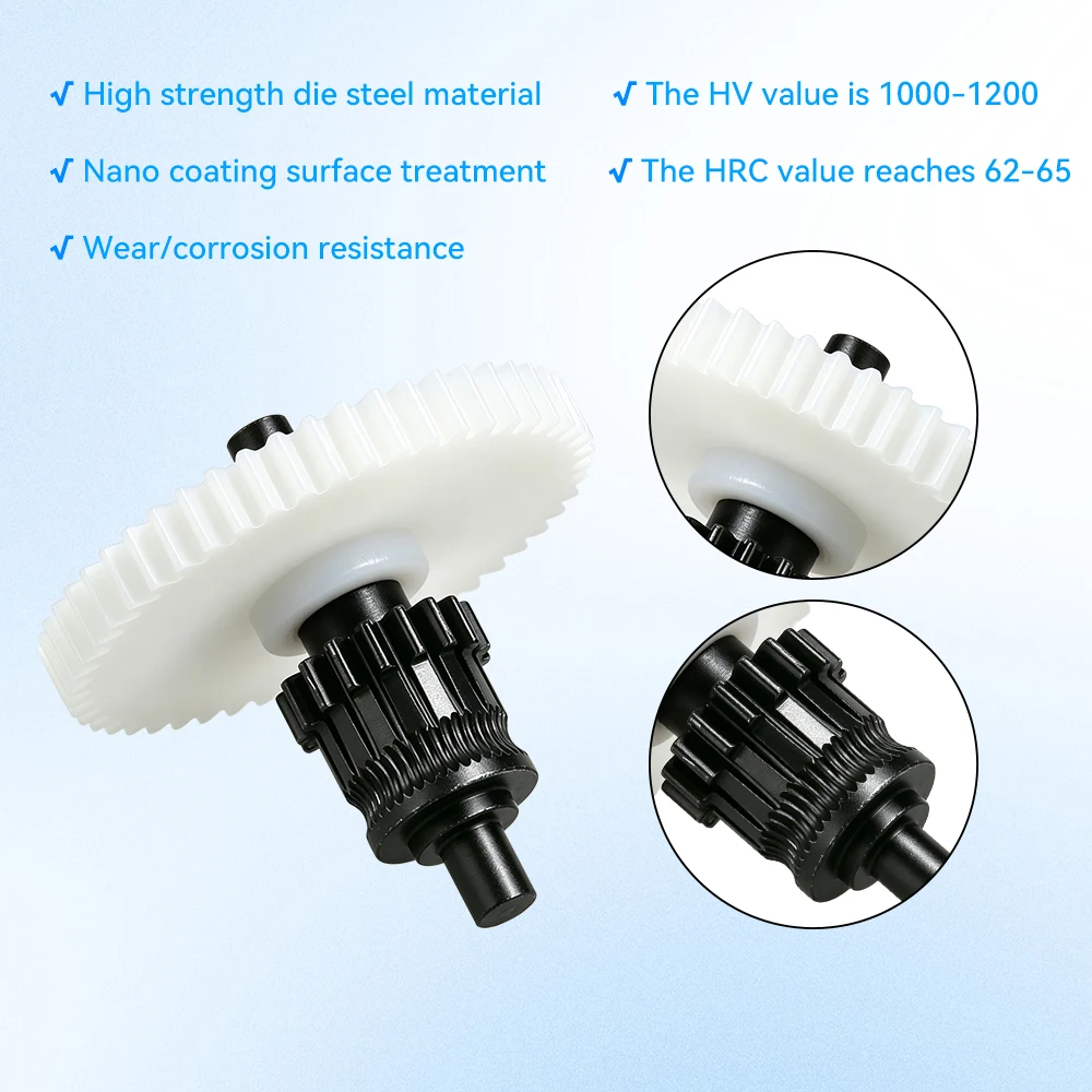 Integriertes Extruder-Getriebeset für Flashforge AD5X Filament-Zuführungsanlage Vollmetall-Griffgetriebe für AD5X Druckerzubehör – Detail 12
