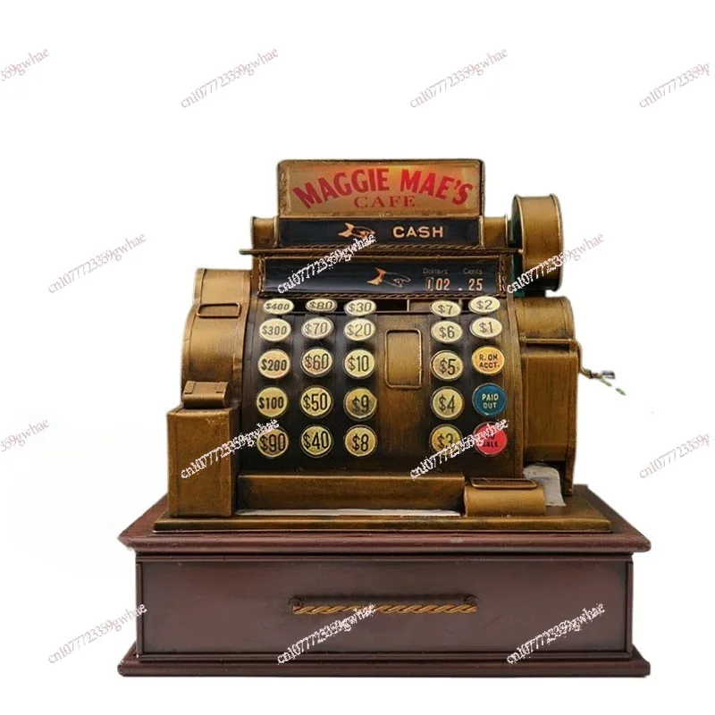 Old Shanghai Republic of China Style Vintage Objects, Vintage Cash Register, Billiard Hall Model, Bar Decoration, Bar Decoration