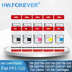 Original PFI 120 PFI-120 Ink Cartridge For Canon imagePROGRAF TM-200 TM-205 TM-250 TM-300 TM-305 TM-350 GP-200 GP-300 Printer