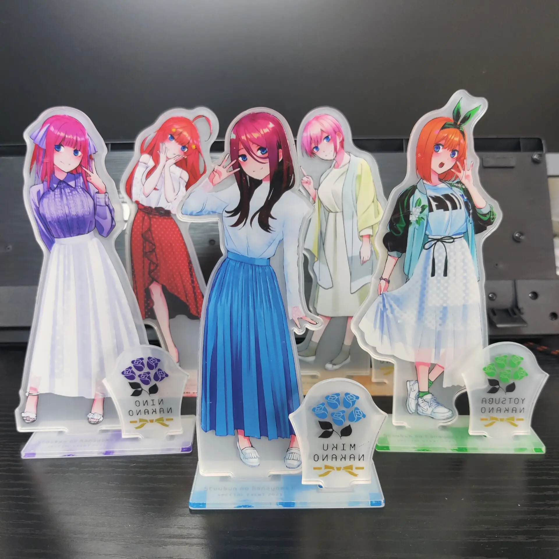 

15CM The Quintessential Quintuplets Anime Figures Cosplay Acrylic Stands Model Sweet Girl Style Desk Decor Standing Sign Gifts