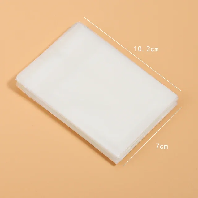 100 Stück transparente, mattierte Plastiktüten, Geschenktüten, selbstklebende Beutel, Kekse, Süßigkeiten, Schmuckverpackung, geeignet für Hochzeit, Party – Detail 9