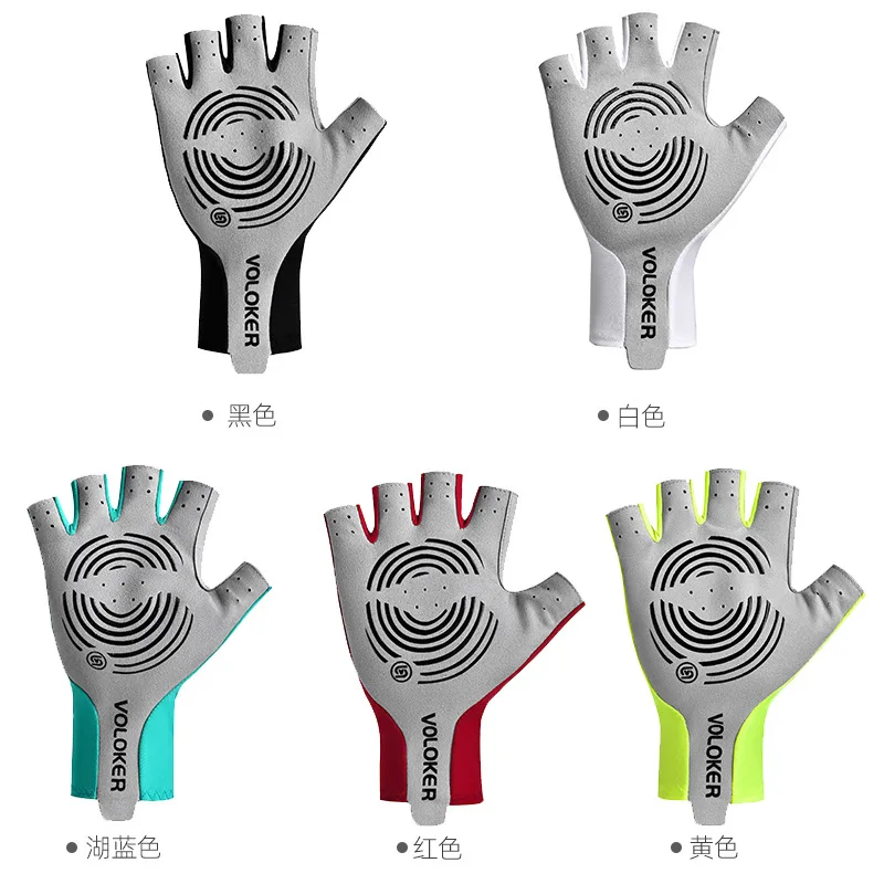 Guantes Guantes de ciclismo Guantes deportivos de medio dedo Guantes de fitness Guantes de seda de hielo Guantes de pesca para bicicleta Transfronterizo