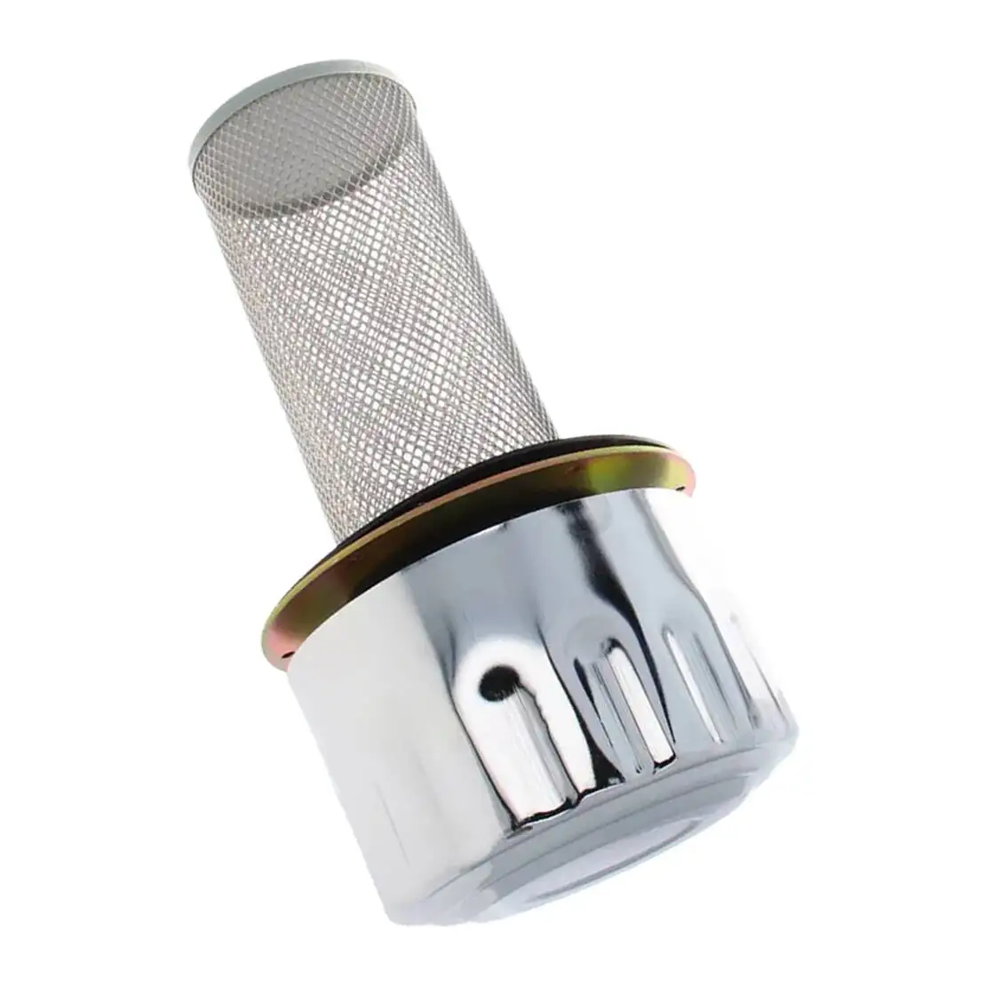 

QUQ3 Hydraulic Oil Fuel Tank Filler Breather Cap Air Port Filter Silver