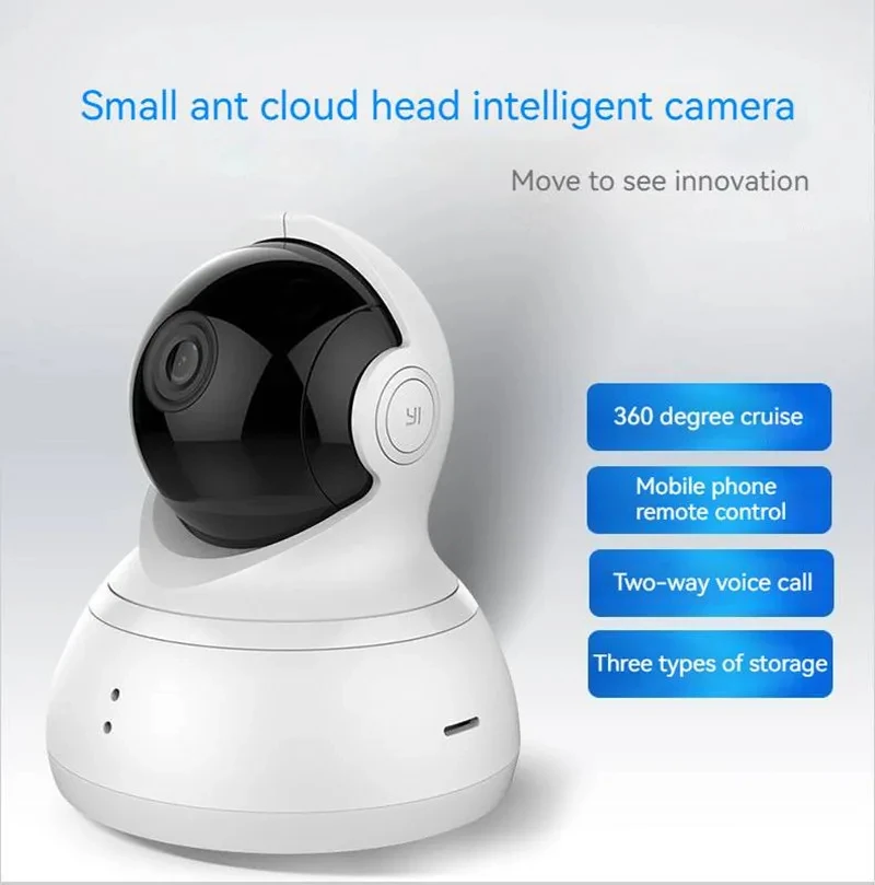 

YI Dome 1080p HD Camera CCTV IP 360° Detection Wifi Wireless Night Vision IR Two-Way Audio Security Surveillance System