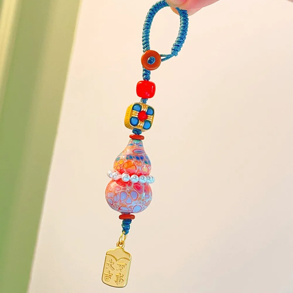 معبد نفس النمط غير المطاط التراث ورنيش قطة الحظ قلادة محظوظ القط حقيبة مفتاح الهاتف سحر الزخرفية لطيف أنيق #6