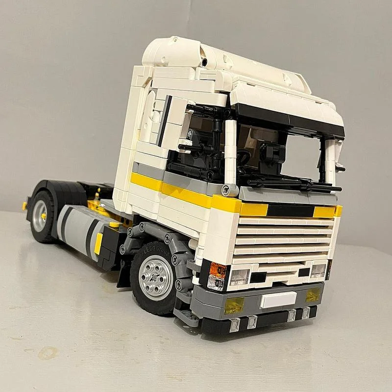 1262 stücke MOC Scania Topline Technische Modell Bausteine Weihnachten Geschenke Architektur Spielzeug Idee Bildung Ziegel Kinder Geburtstag